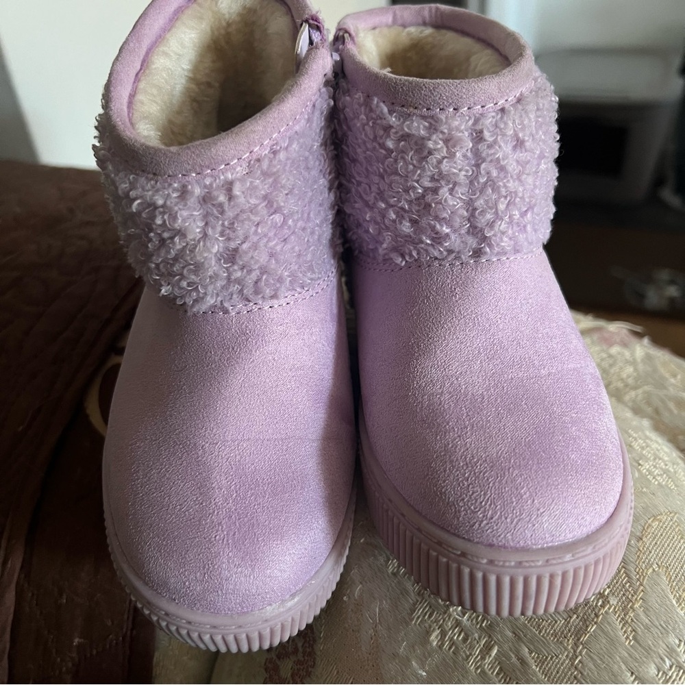 Cat & Jack Light Purple Kids Boots